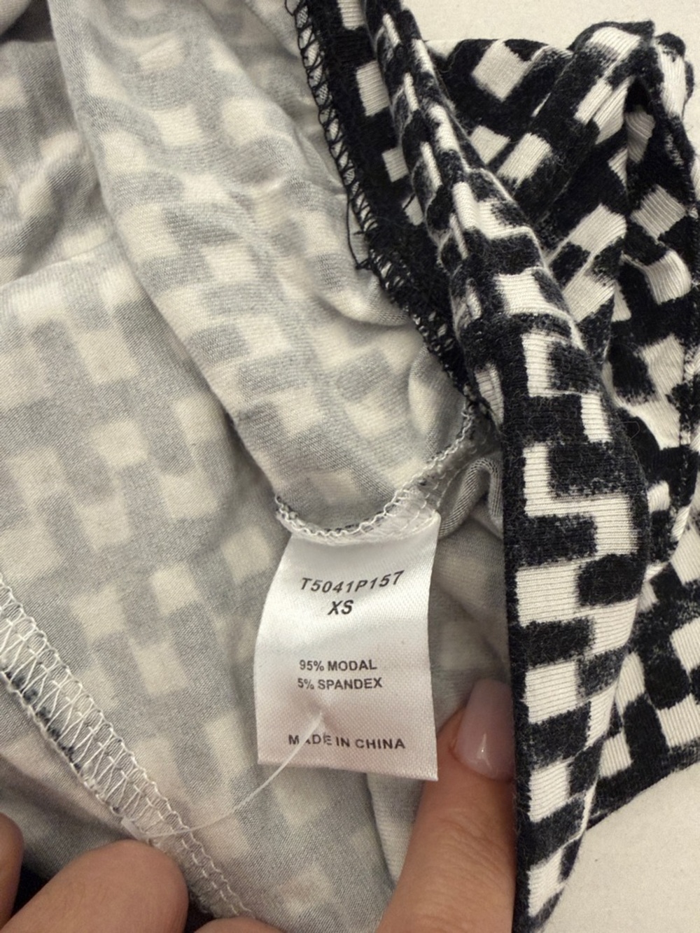 Tart Black and White  Woven-Pattern Shorts - Picture 7 of 9